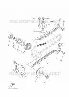NOKKENAS / KETTING voor Yamaha TRYPTIK 125 ABS 2016