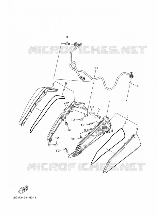 KNIPPERLICHT Yamaha SCOOTER 125 2016 TRYPTIK  MW125A