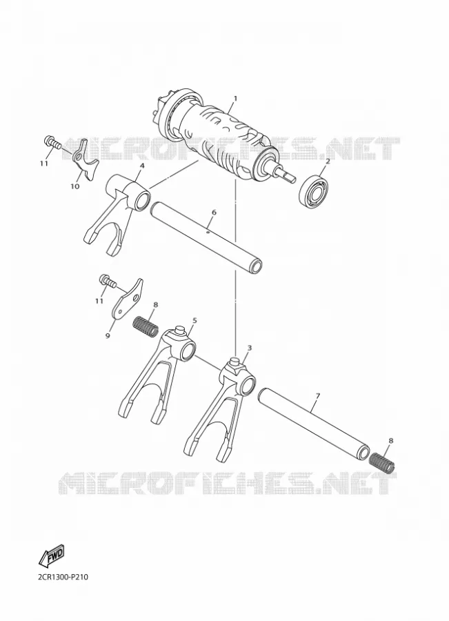 SCHAKELWALS Yamaha MOTO 1000 2015 YZF-R1  YZF-R1R1