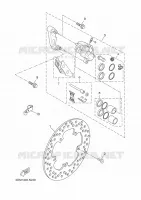REMKLAUW VOOR voor Yamaha EVOLIS 125 ABS 2017