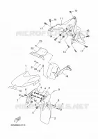 SPATBORD voor Yamaha EVOLIS 125 ABS 2017