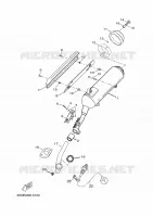 UITLAAT voor Yamaha EVOLIS 125 ABS 2017