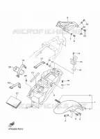 SPATBORD voor Yamaha XJR 1300 CAFE RACER 2016