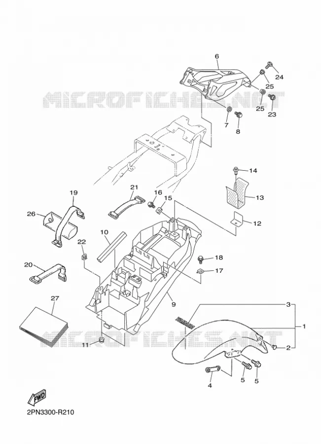 SPATBORD Yamaha MOTO 1300 2016 XJR  XJR1300C
