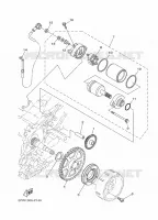 STARTMOTOR voor Yamaha T-MAX 530 ABS 2016