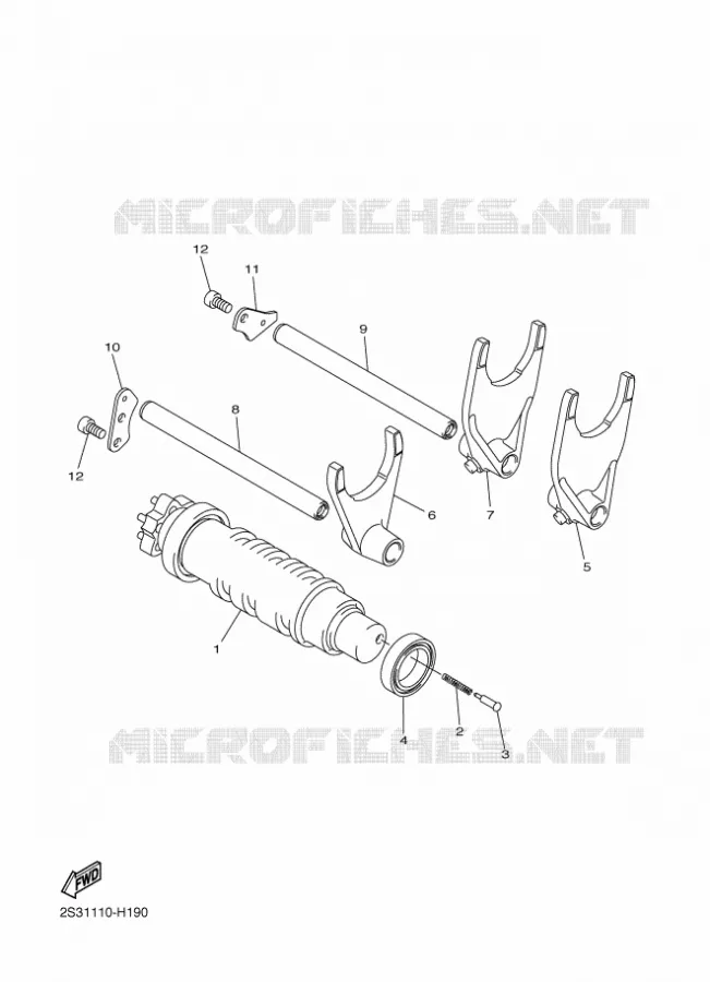 SCHAKELWALS Yamaha MOTO 1700 2009 VMAX  VMAX17