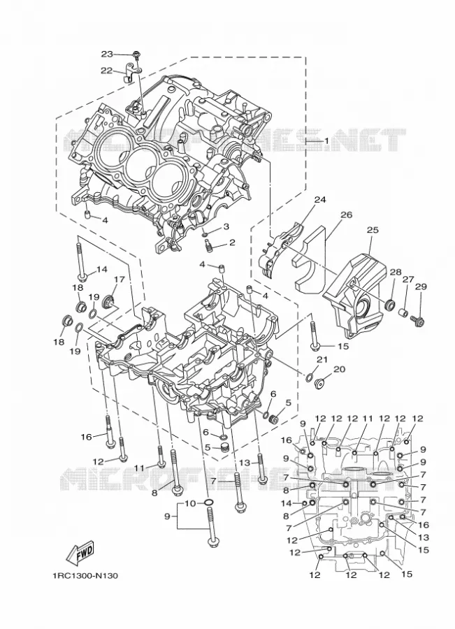 CARTERDELEN Yamaha MOTO 900 2016 MT  MT09TRA