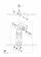 ACHTER SCHOKBREKER voor Yamaha YZF-R1 2014