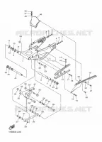 ACHTERBRUG voor Yamaha YZF-R1 2014