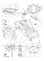BENZINE TANK voor Yamaha YZF-R1 2014