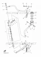 REMPOMP ACHTER voor Yamaha YZF-R1 2014