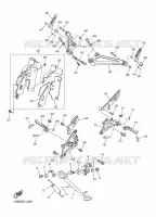STANDAARD / VOETSTEUN voor Yamaha YZF-R1 2014