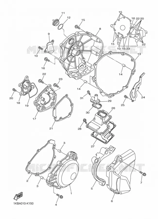 DEKSEL - MOTOR 1 Yamaha MOTO 1000 2014 YZF-R1  YZF-R1