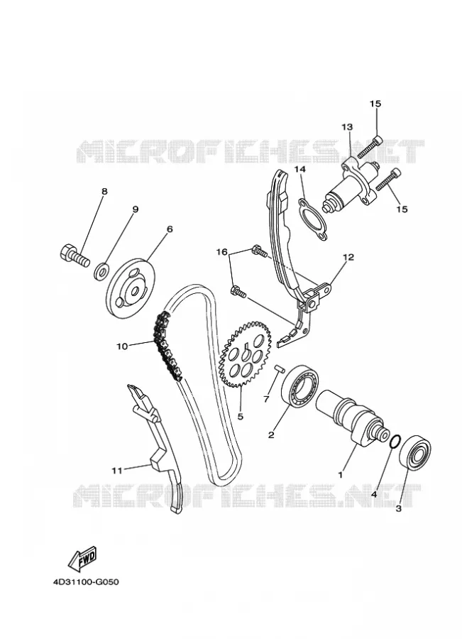 NOKKENAS / KETTING Yamaha QUAD 250 2011 RAPTOR  YFM250R