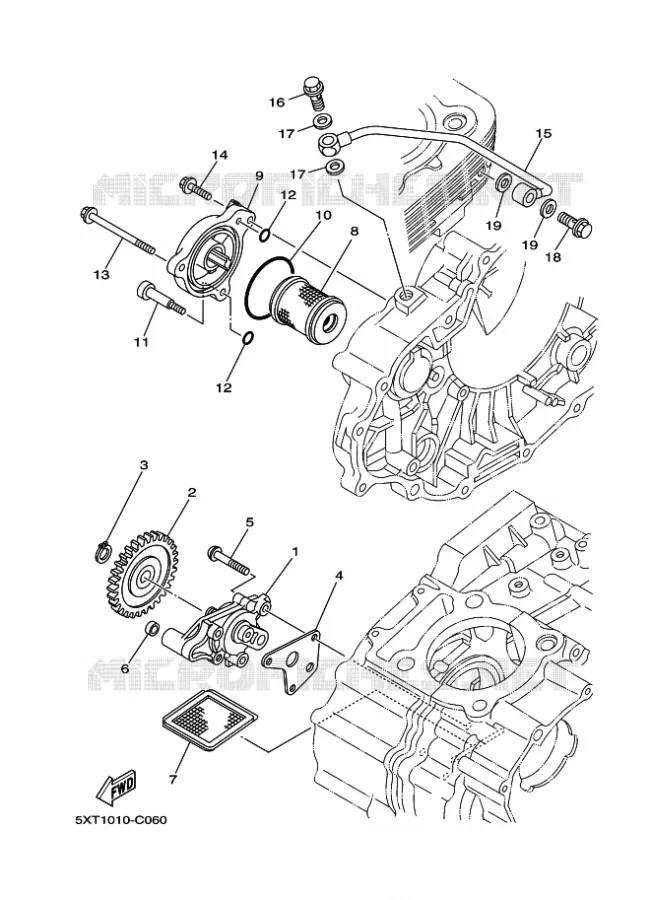 OLIEPOMP Yamaha QUAD 250 2011 RAPTOR  YFM250R