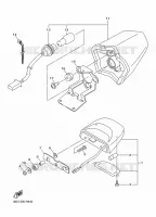 ACHTERLICHT voor Yamaha XJ6 N ABS 2016