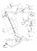 REMPOMP ACHTER voor Yamaha XJ6 N ABS 2016