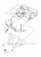 TELLERSET voor Yamaha XJ6 N ABS 2016