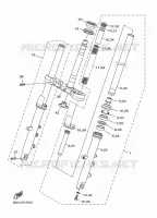 VOORVORK voor Yamaha XJ6 N ABS 2016