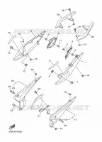 ZIJKUIPDEEL voor Yamaha DIVERSION 600 2016
