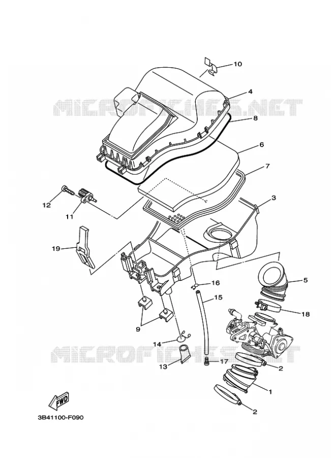 INLAAT Yamaha QUAD 700 2008 GRIZZLY 700  EPS  YFM700FWAD