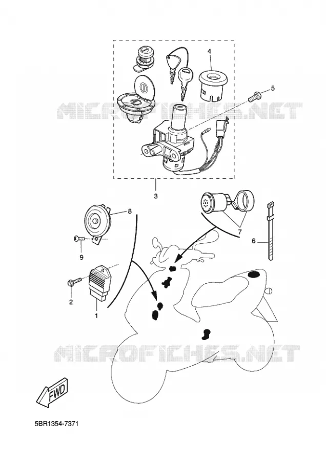 ELECTRISCH 1 Yamaha SCOOTER 50 2006 NITRO  YQ50