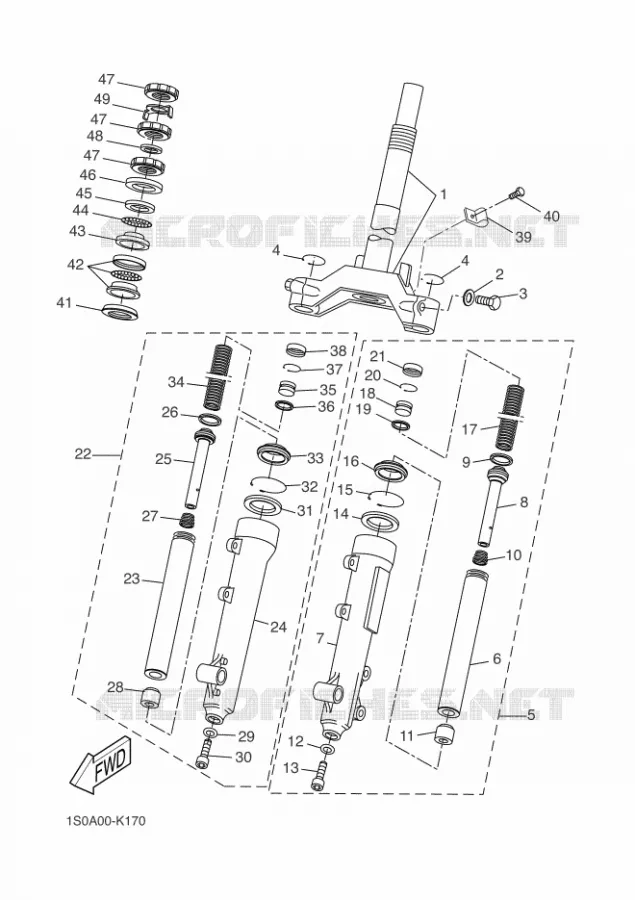 VOORVORK Yamaha SCOOTER 50 2013 STUNT SLIDER  EW50N