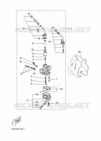 CARBURATEUR  voor Yamaha EW50N 2016