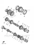 TRANSMISSIE voor Yamaha XV1100 1997