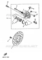 REMKLAUW VOOR voor Yamaha YSR80 1991