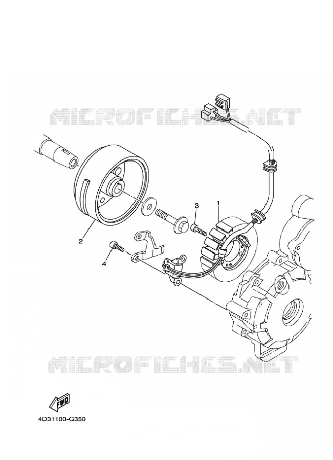 DYNAMO Yamaha QUAD 250 2008 RAPTOR  YFM250R