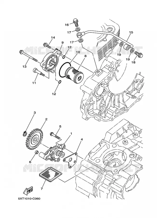 OLIEPOMP Yamaha QUAD 250 2008 RAPTOR  YFM250R