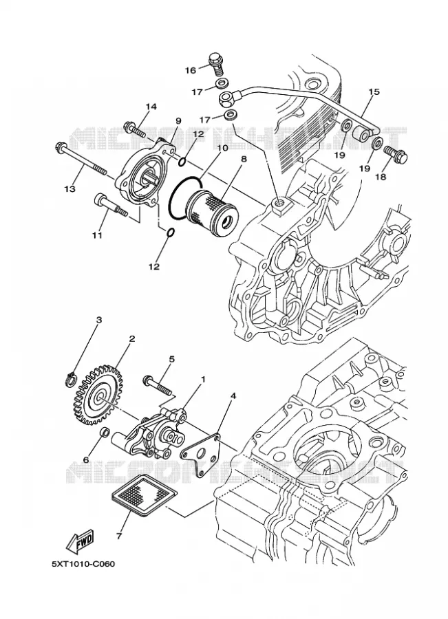 OLIEPOMP Yamaha QUAD 250 2009 RAPTOR  YFM250R