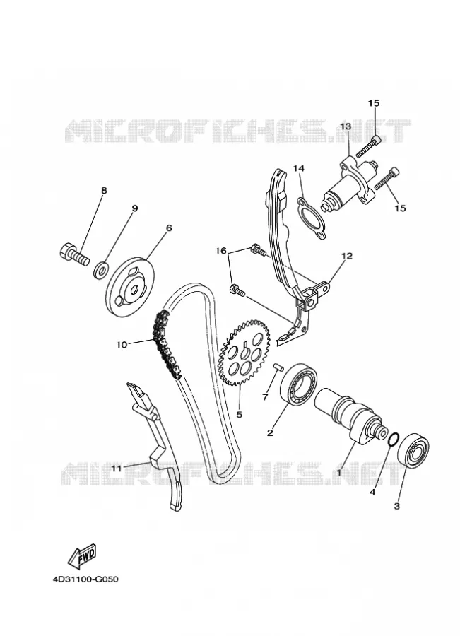 NOKKENAS / KETTING Yamaha QUAD 250 2009 RAPTOR  YFM250R