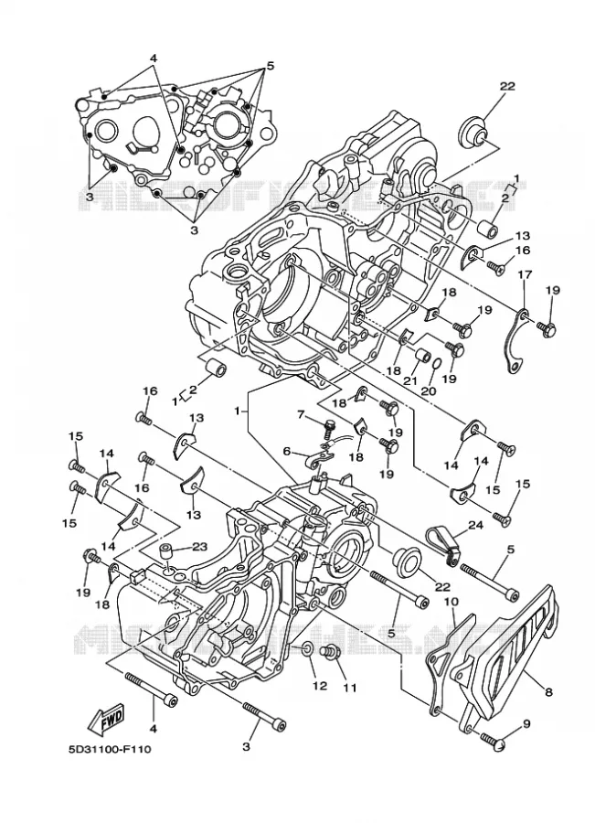 CARTERDELEN Yamaha QUAD 450 2009 YFZ  YFZ450