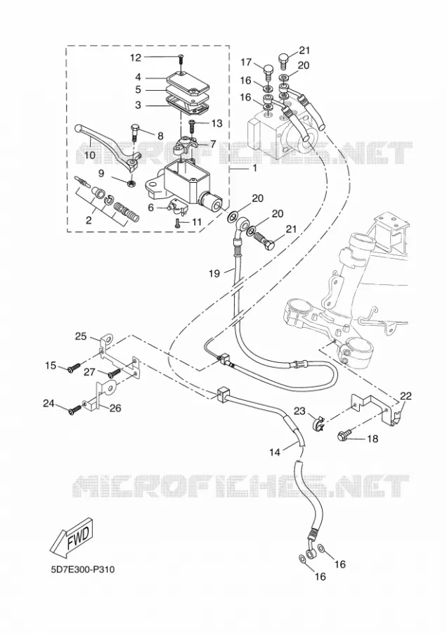 REMPOMP VOOR Yamaha MOTO 125 2016 R125  YZF-R125A
