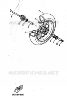 VOORWIEL voor Yamaha CW50RS 1999