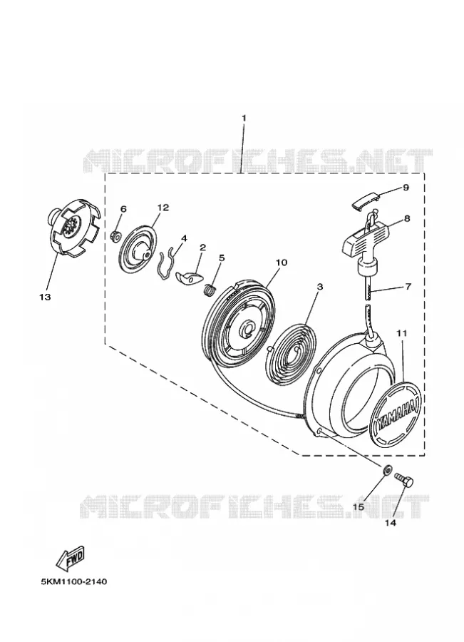 STARTMOTOR Yamaha QUAD 660 2003 GRIZZLY  YFM660FWA