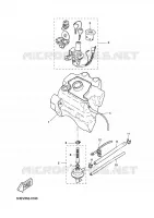 BENZINE TANK voor Yamaha YQ50L 2001