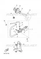 OLIEPOMP voor Yamaha YQ50L 2001