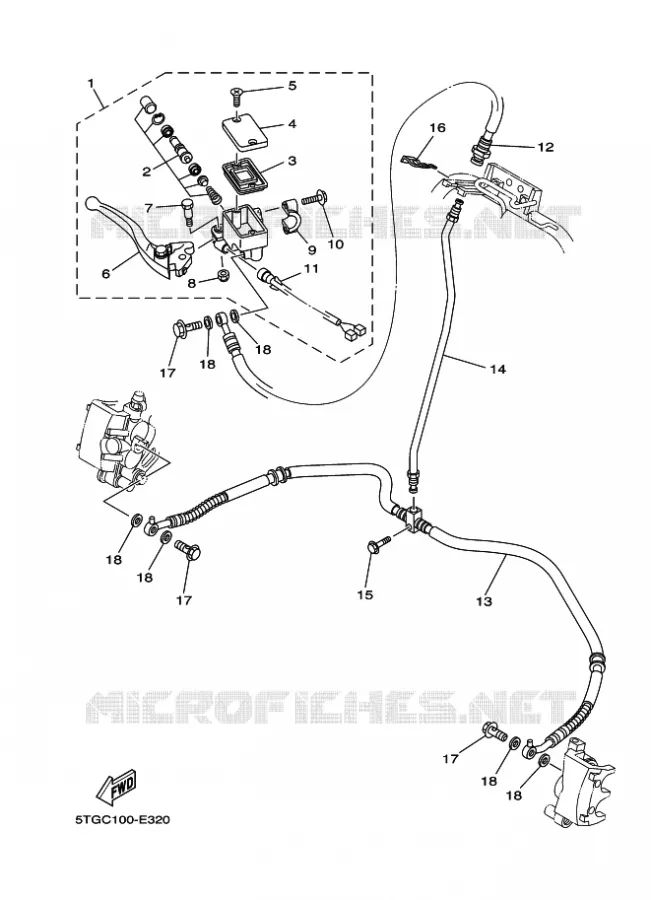 REMPOMP VOOR Yamaha QUAD 450 2006 YFZ  YFZ450