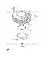 CILINDER voor Yamaha YFM350A 2005