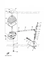 SCHAKEL STANG / PEDAAL voor Yamaha YFM350A 2005