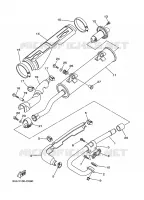 UITLAAT voor Yamaha YFM350A 2005