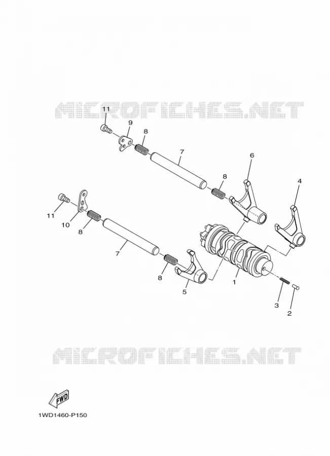 SCHAKELWALS Yamaha MOTO 300 2016 R3  YZF-R3A