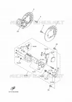 REMKLAUW VOOR voor Yamaha YFM350A 2014