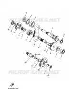 TRANSMISSIE voor Yamaha YFM350A 2014