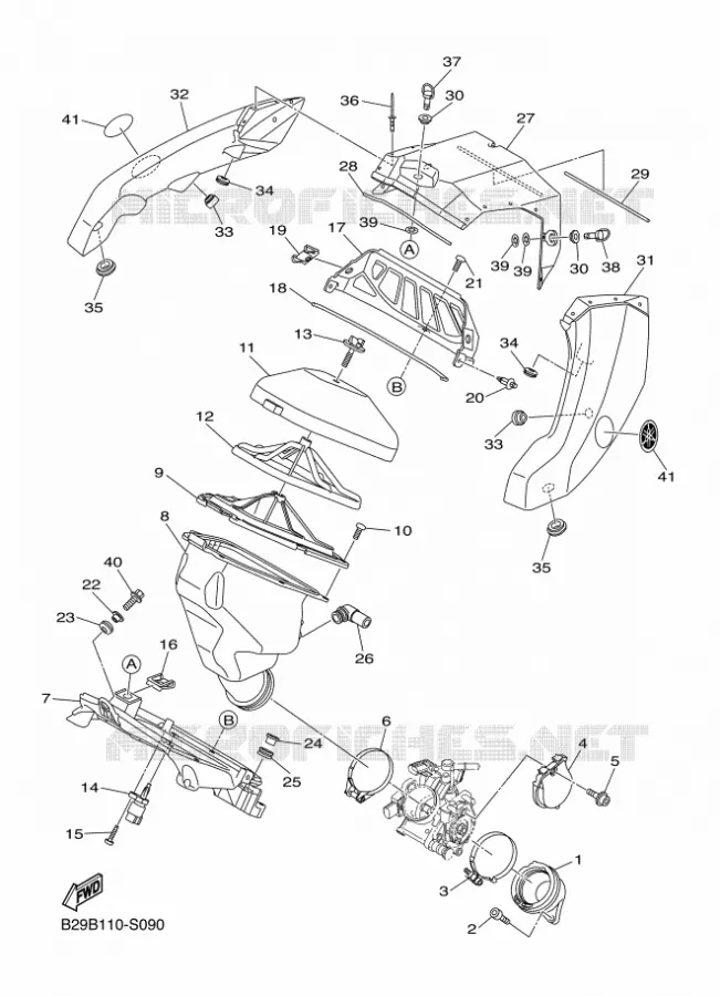 INLAAT Yamaha MOTO 250 2017 YZF  YZ250FXH
