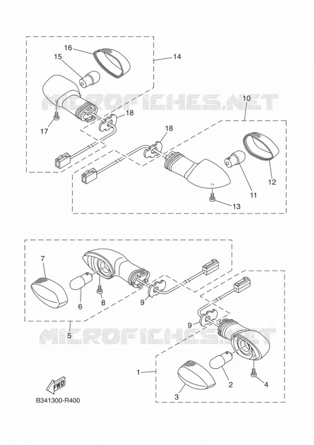 KNIPPERLICHT Yamaha MOTO 690 2016 XSR  XSR700