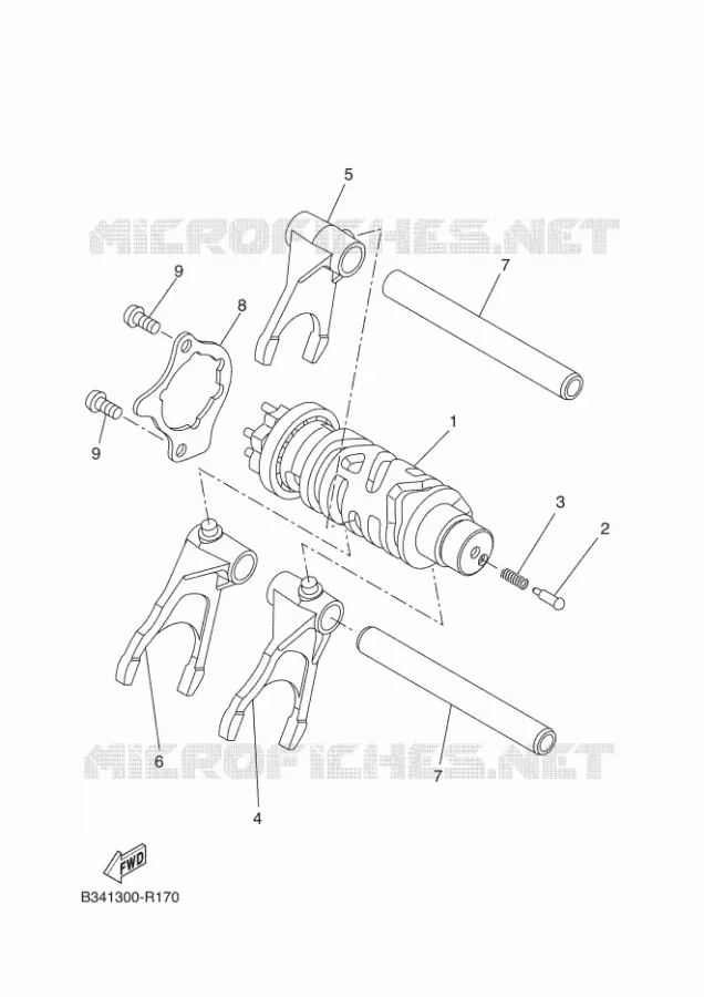 SCHAKELWALS Yamaha MOTO 690 2017 XSR  MTM690-U